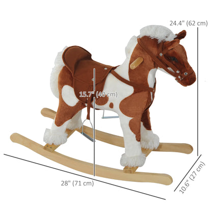 Kids Rocking Horse Ride-On Toy, Nursery Rhyme Music, Light Rocking Horses at Gallery Canada
