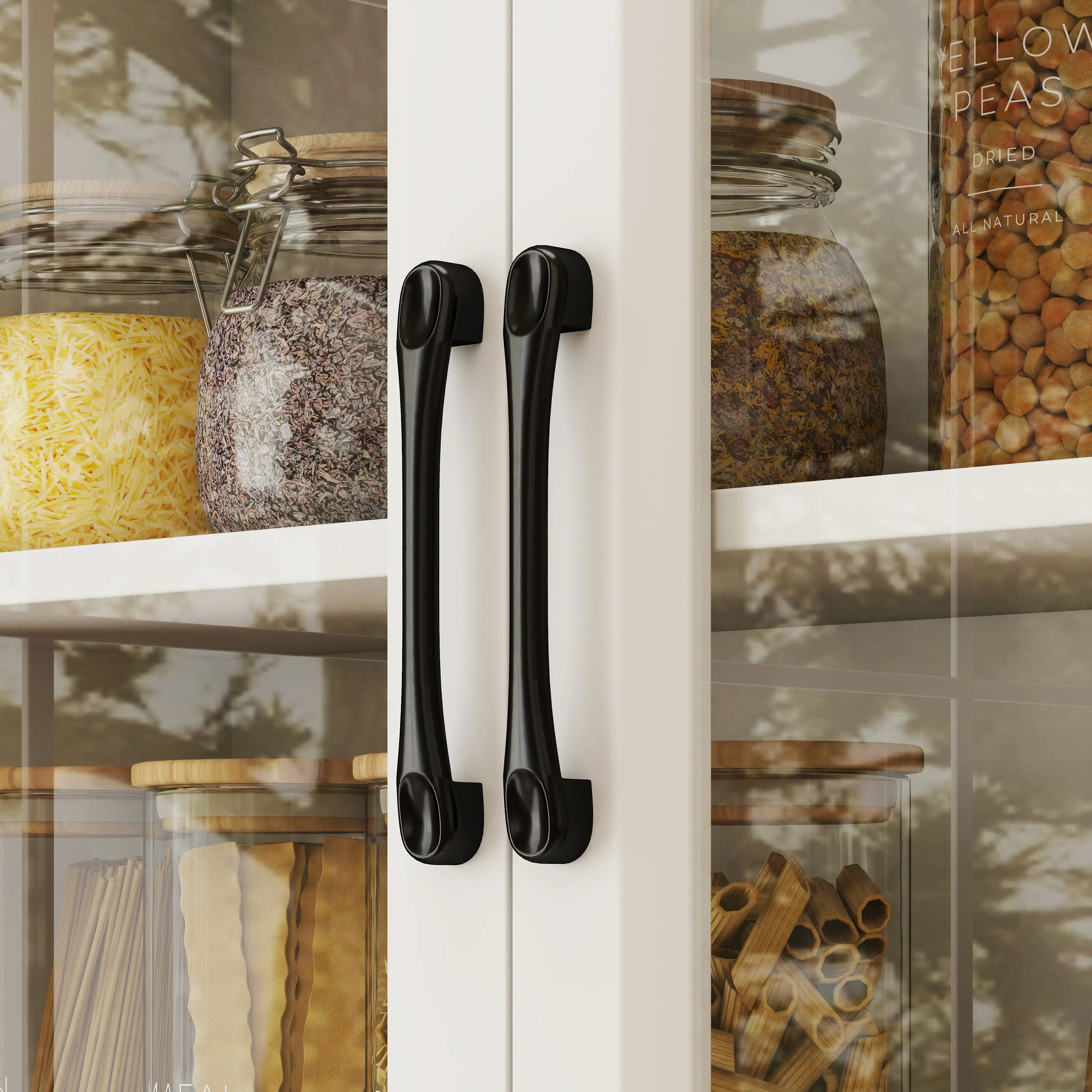 71 Inch Kitchen Pantry Cabinet, Freestanding Hutch with 8 Shelves, White Kitchen Pantry Cabinets at Gallery Canada
