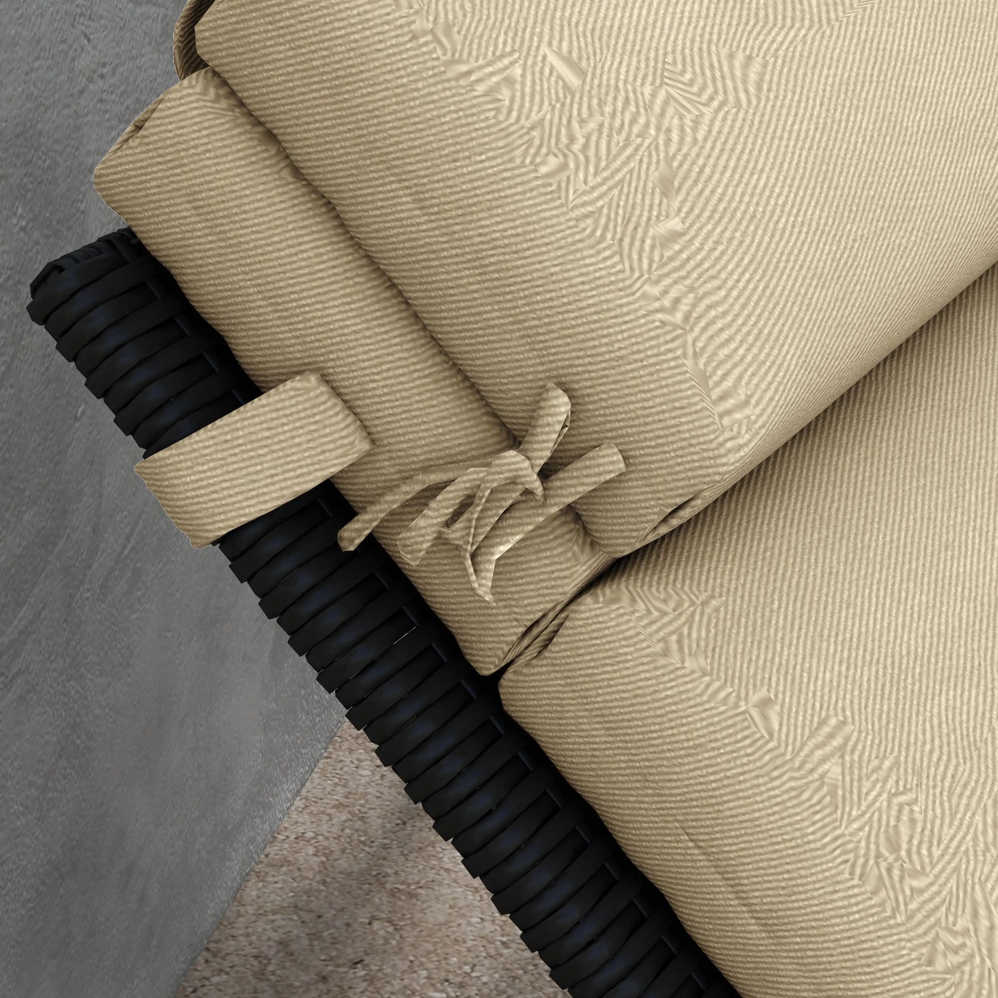 Chaise Lounge Chair Cushion, Sun Lounger Pads with Headrest, Beige Patio Chair Cushions at Gallery Canada