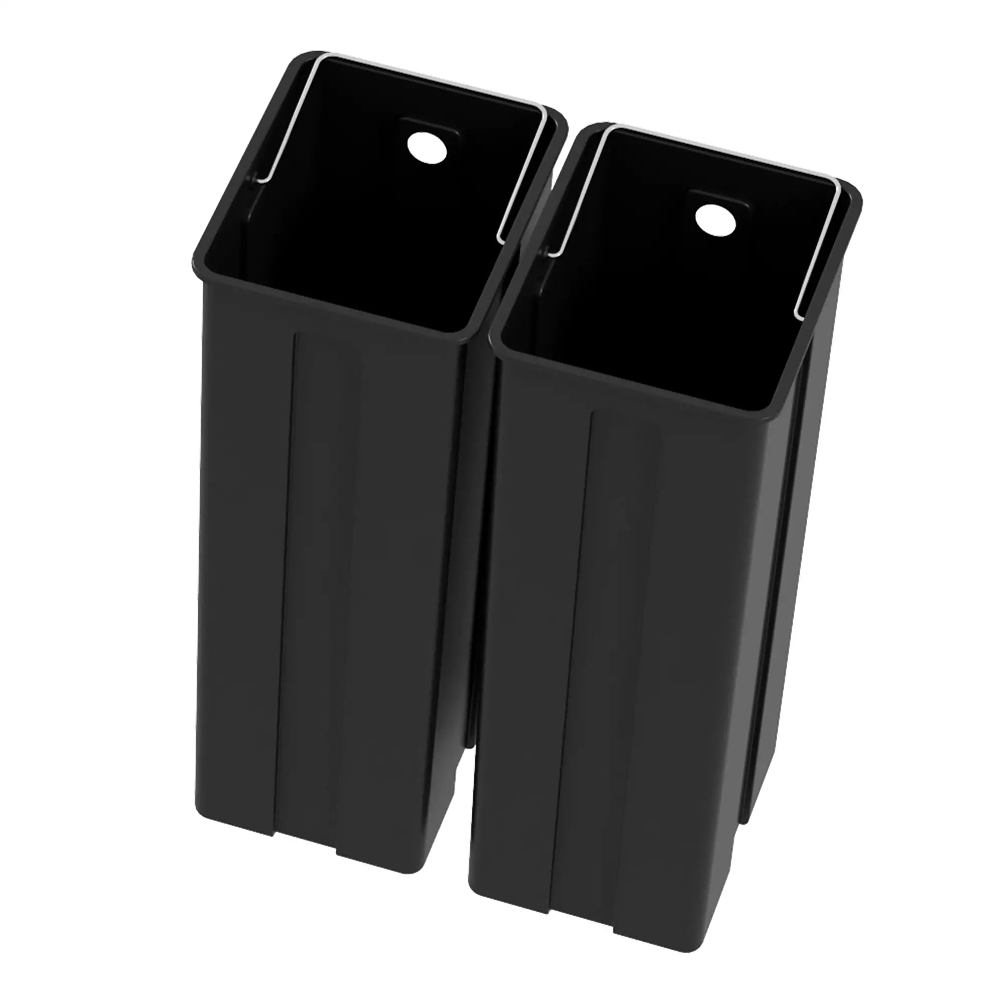 2 x 20 Liter Garbage Bin, Stainless Steel, Soft-Close Lid, Removable Bucket, Silver Household Supplies at Gallery Canada