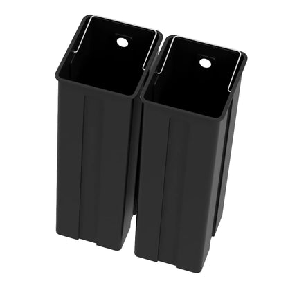 2 x 20 Liter Garbage Bin, Stainless Steel, Soft-Close Lid, Removable Bucket, Silver Household Supplies at Gallery Canada