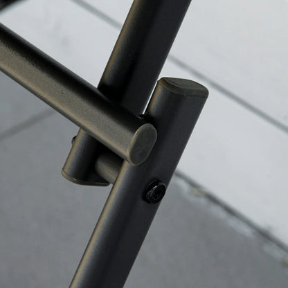 3-Piece Outdoor Folding Rattan Bistro Set, Grey Bistro Sets at Gallery Canada