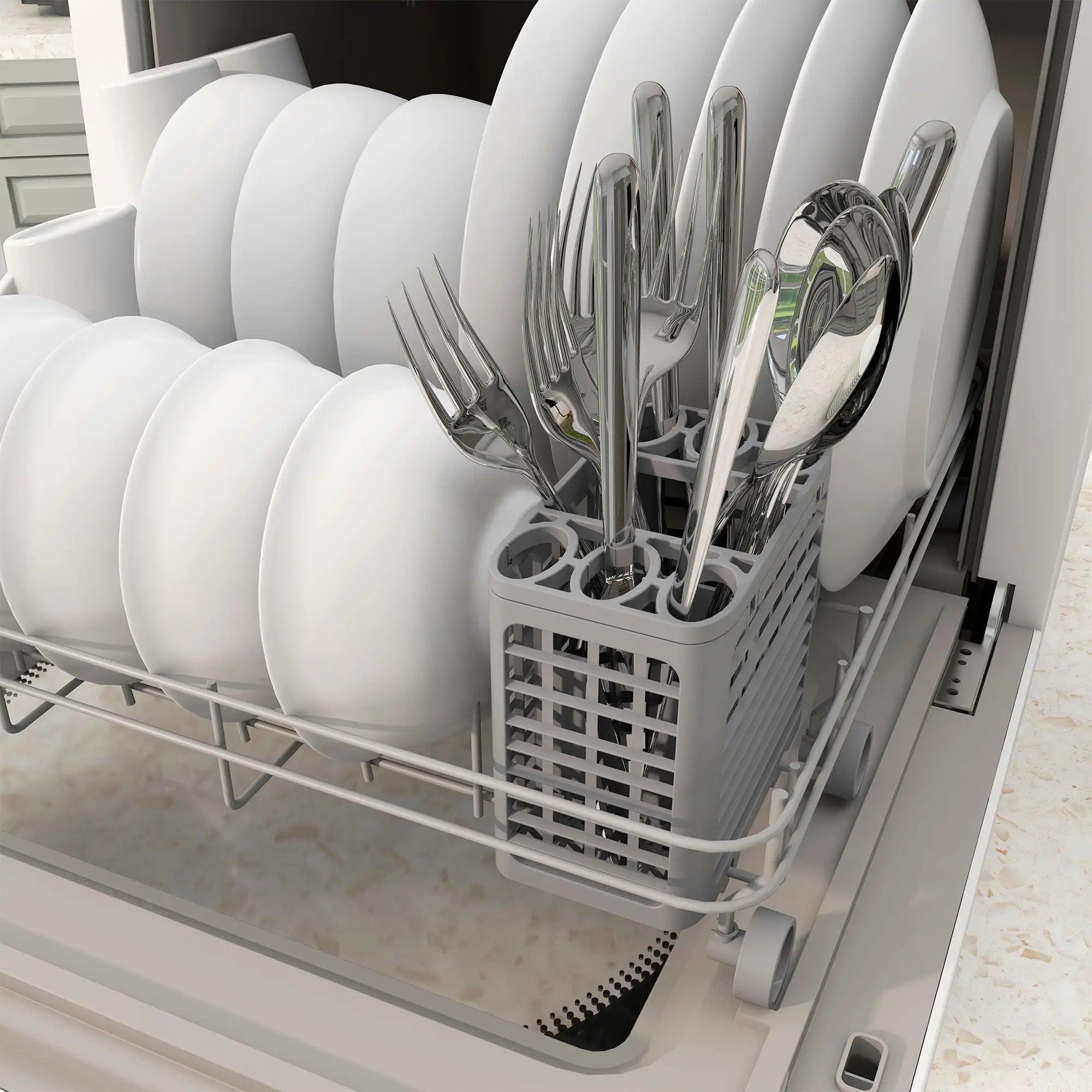 Portable Counter Dishwasher, 4 Place Settings, 5 Programs, Air-Dry, 6L Tank Small Kitchen Appliances at Gallery Canada
