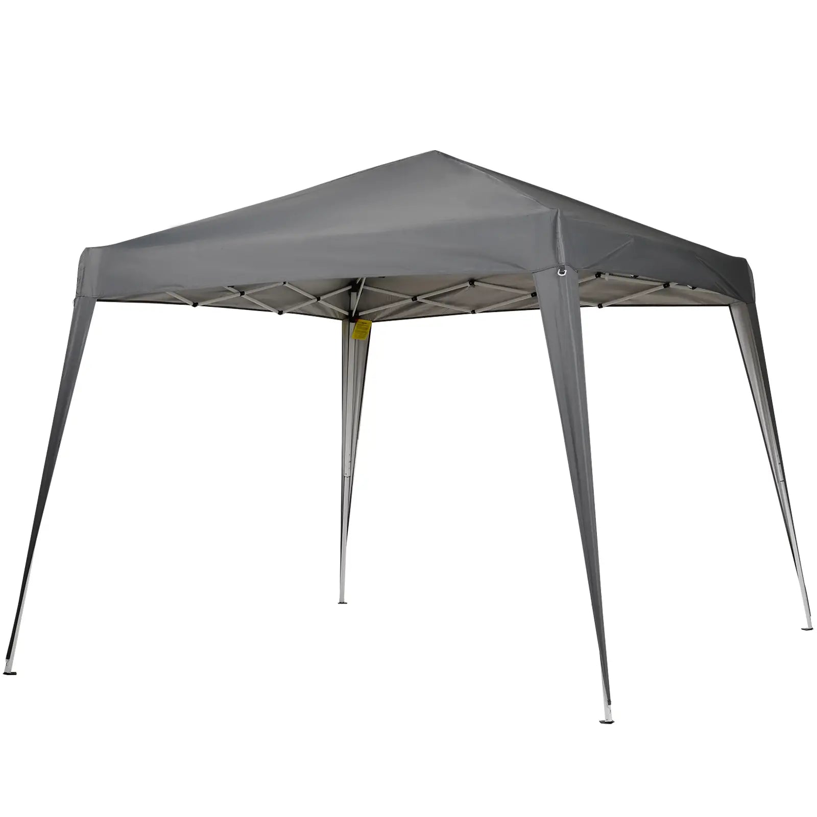8' x 8' Pop Up Canopy, Outdoor Folding Tent, Portable with Bag, Grey Pop Up Canopies Grey at Gallery Canada