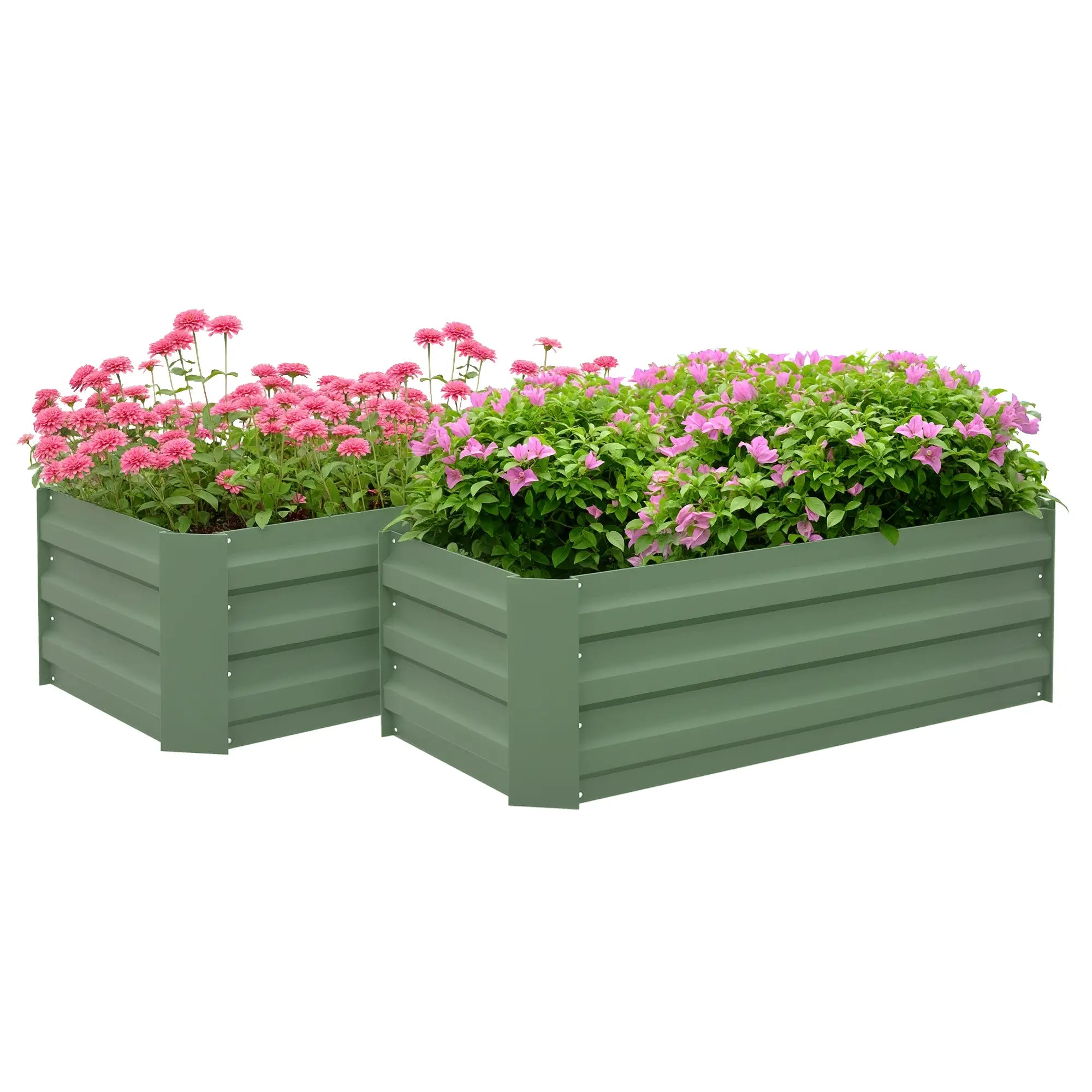 Steel Raised Garden Bed Set, 39