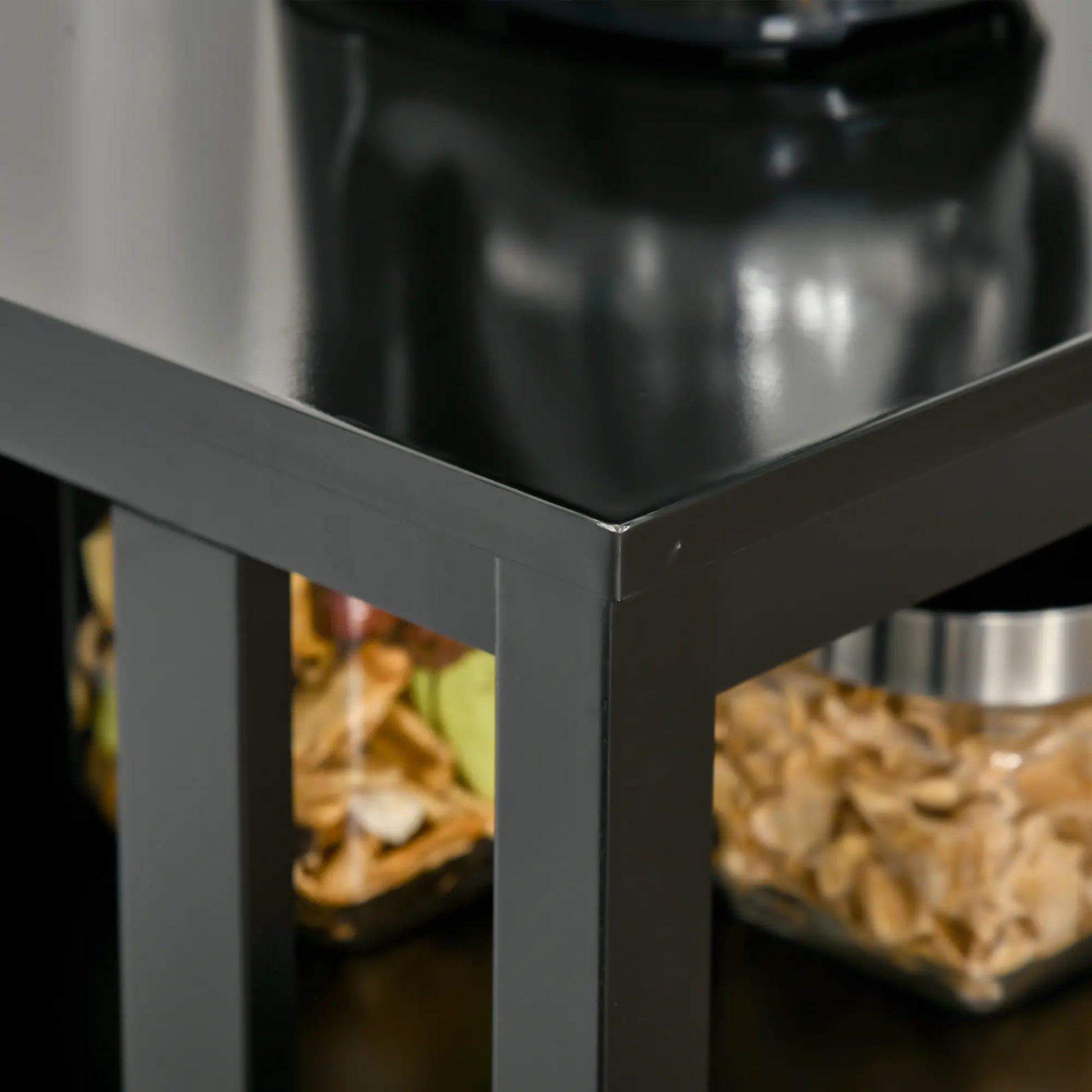 Sideboard Buffet, 2 Doors, Adjustable Shelves, Kitchen Dining, Black Bar Cabinets at Gallery Canada