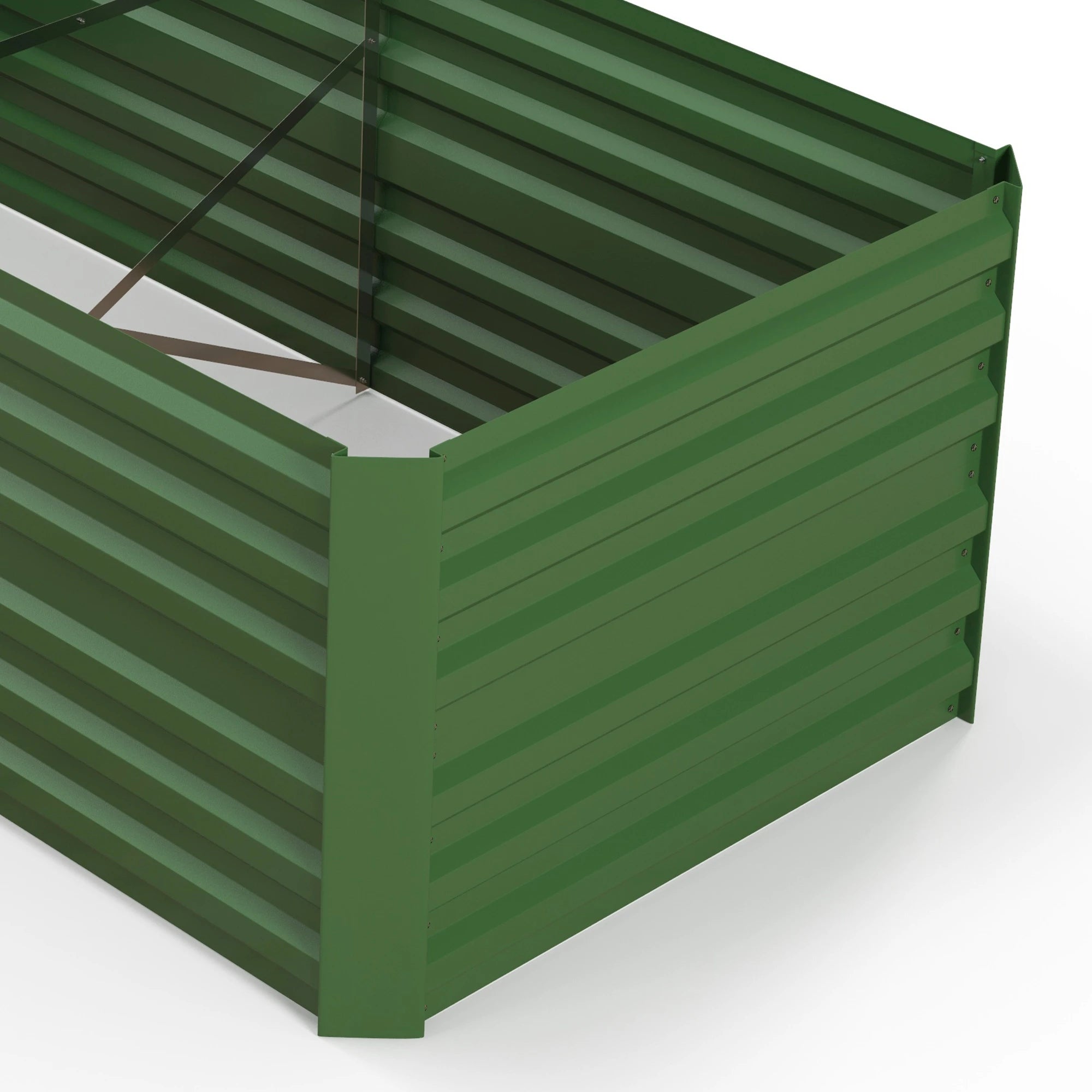Galvanized Raised Garden Bed, Steel Planter, 71