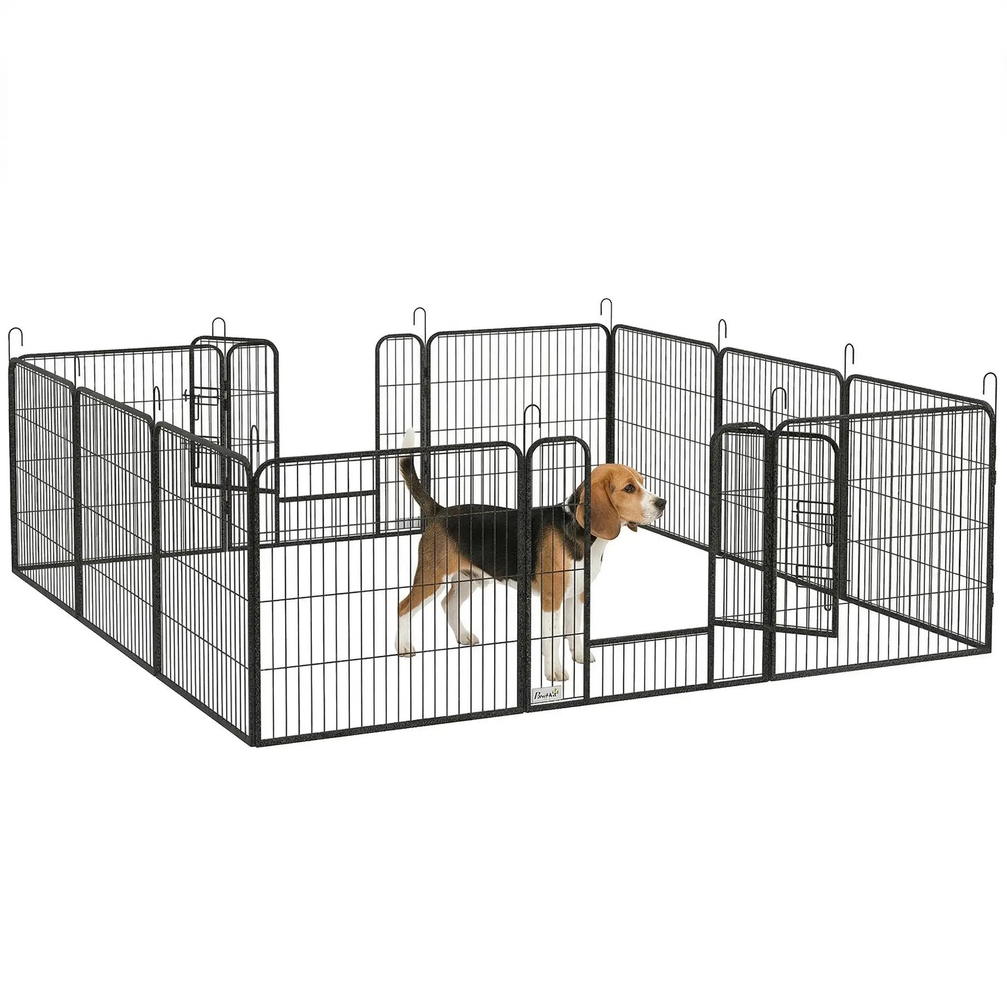 Dog Playpen with Gate, 12 Panels, 31.5"H Houses, Kennels & Pens at Gallery Canada