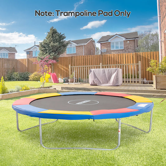 Φ10ft Trampoline Replacement Safety Pad Trampoline Pad Waterproof Spring Cover Multicoloured - Gallery Canada
