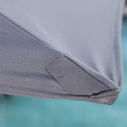 8ft Half Round Umbrella, Outdoor Patio Sun Shade, 5 Ribs Sun Umbrellas at Gallery Canada