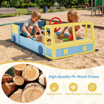 Large Car Theme Sand Box, With Bottom Liner, Blue Sandboxes at Gallery Canada