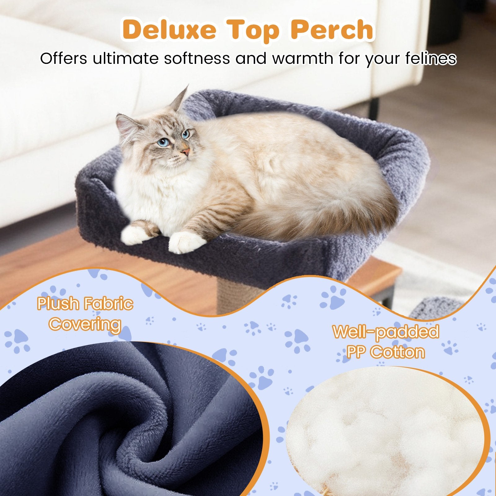 Large Cat Tree for Indoor Cats 63