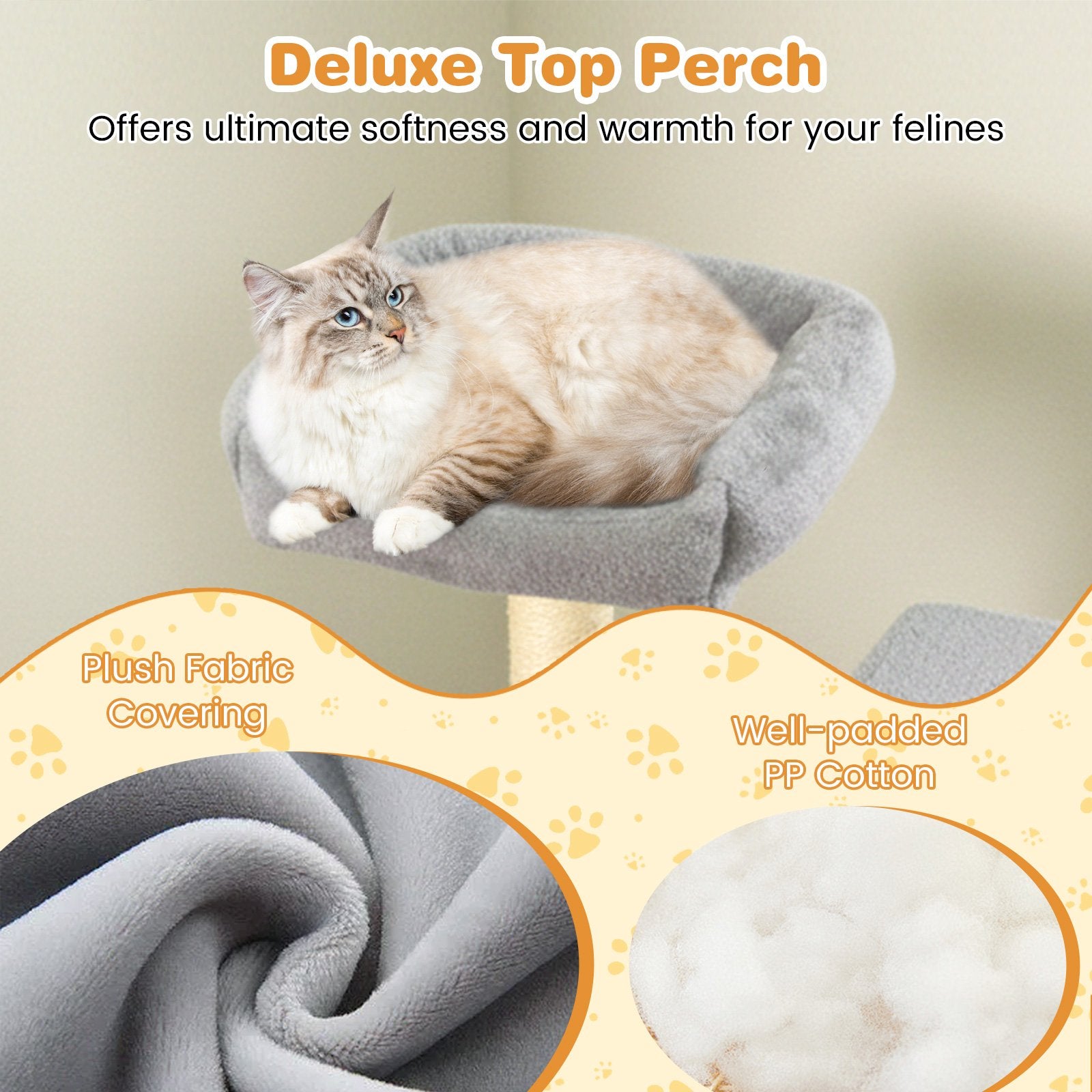 Large Cat Tree for Indoor Cats 63