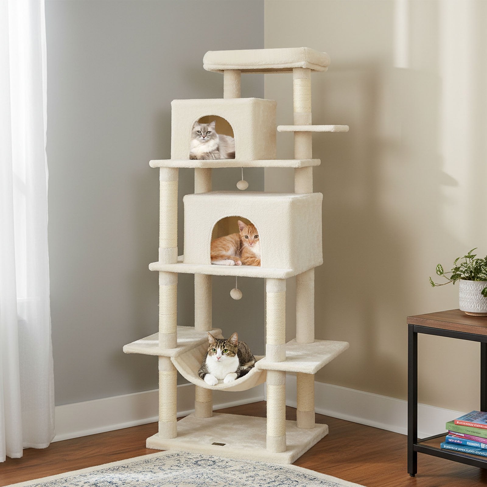 Large Cat Tree for Indoor Cats 70