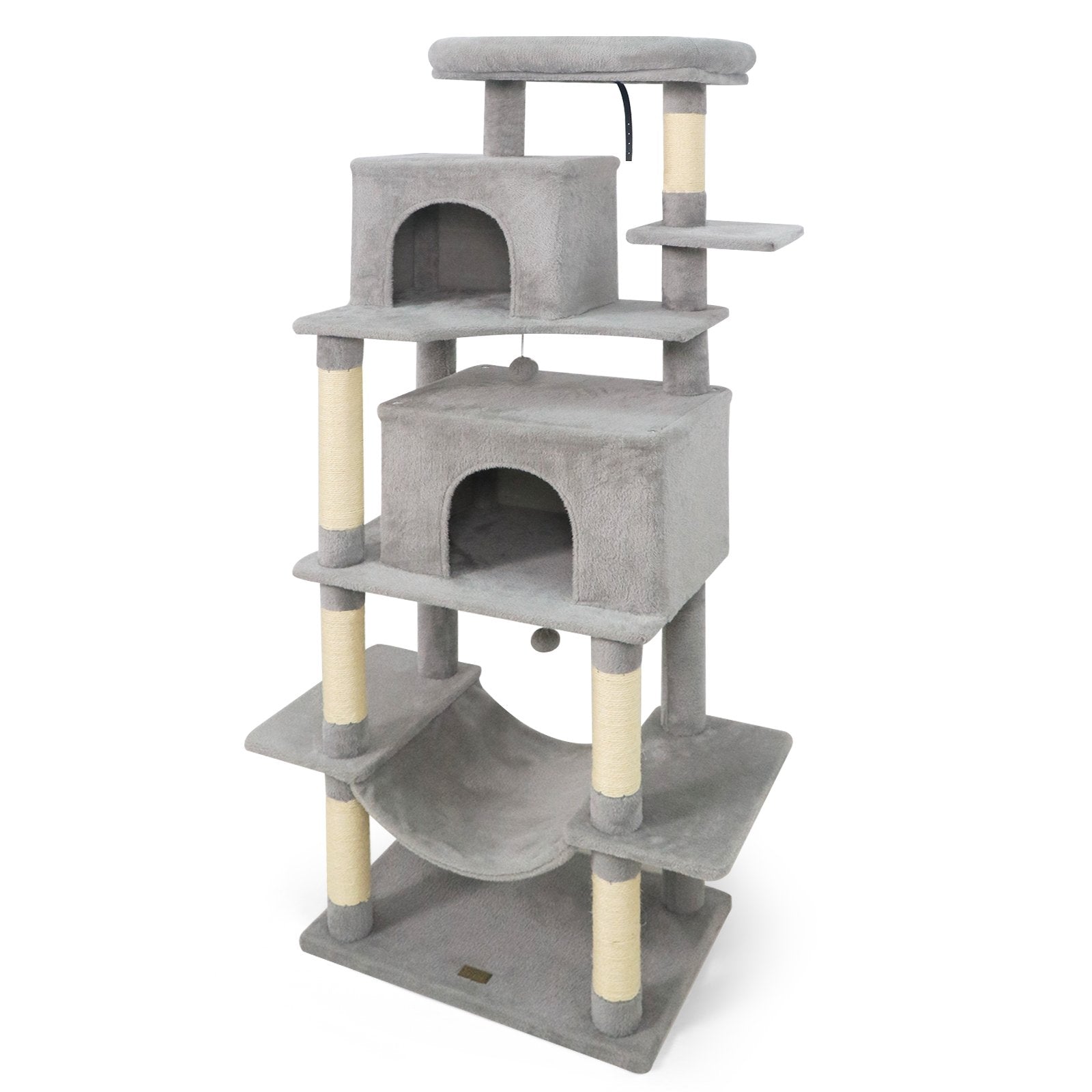 Large Cat Tree for Indoor Cats 70" Tall Cat Tower, Light Gray Cat Trees Condos & Scratchers Light Gray at Gallery Canada