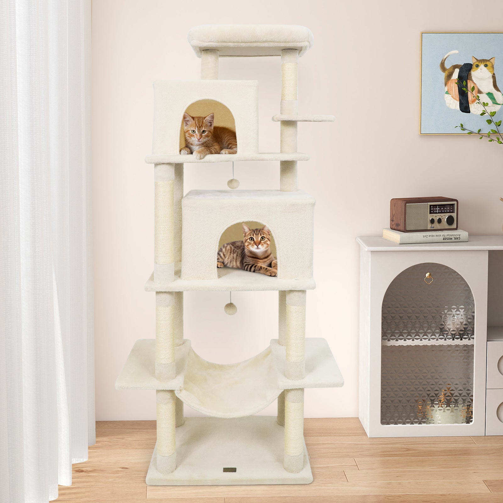 Large Cat Tree for Indoor Cats 70