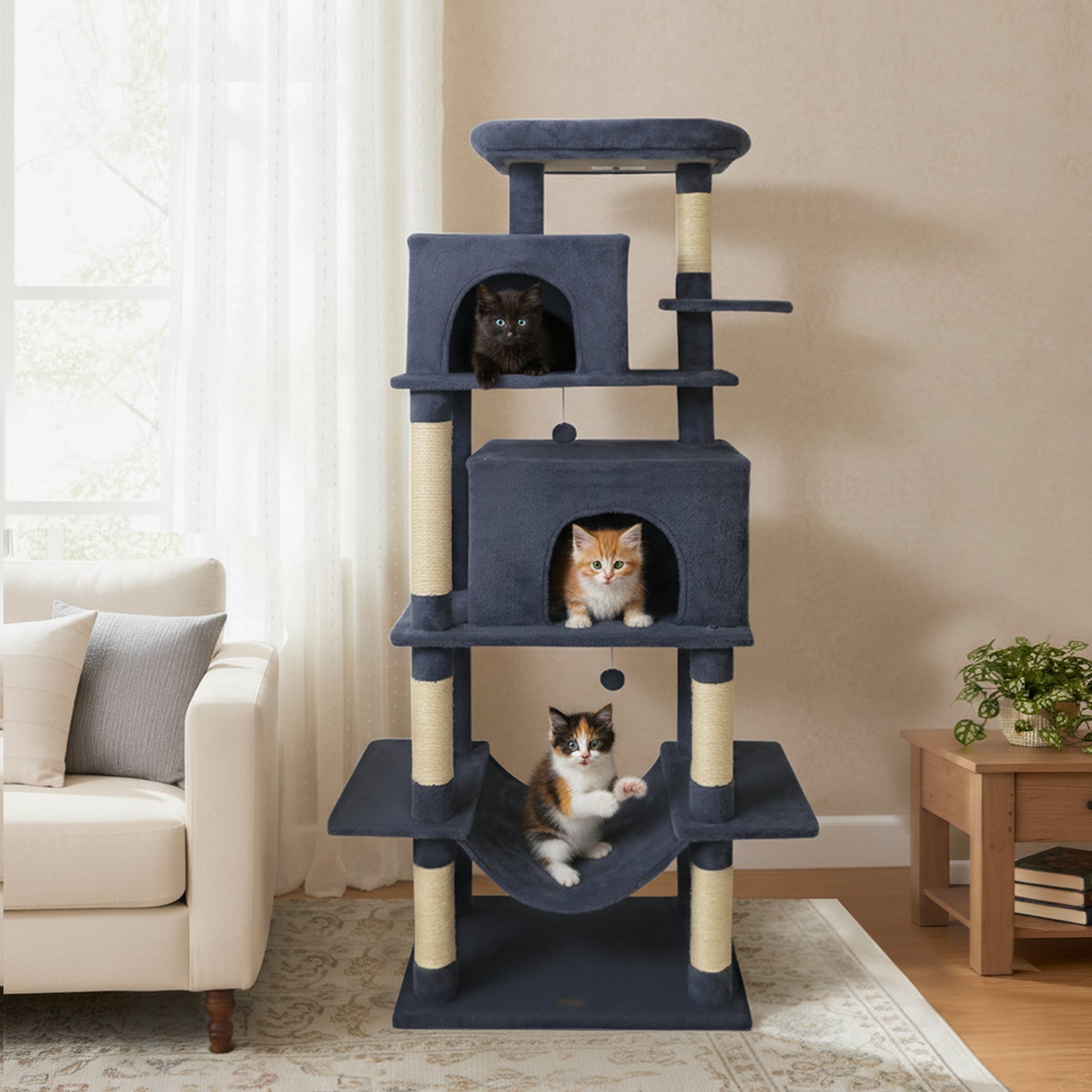 Large Cat Tree for Indoor Cats 70