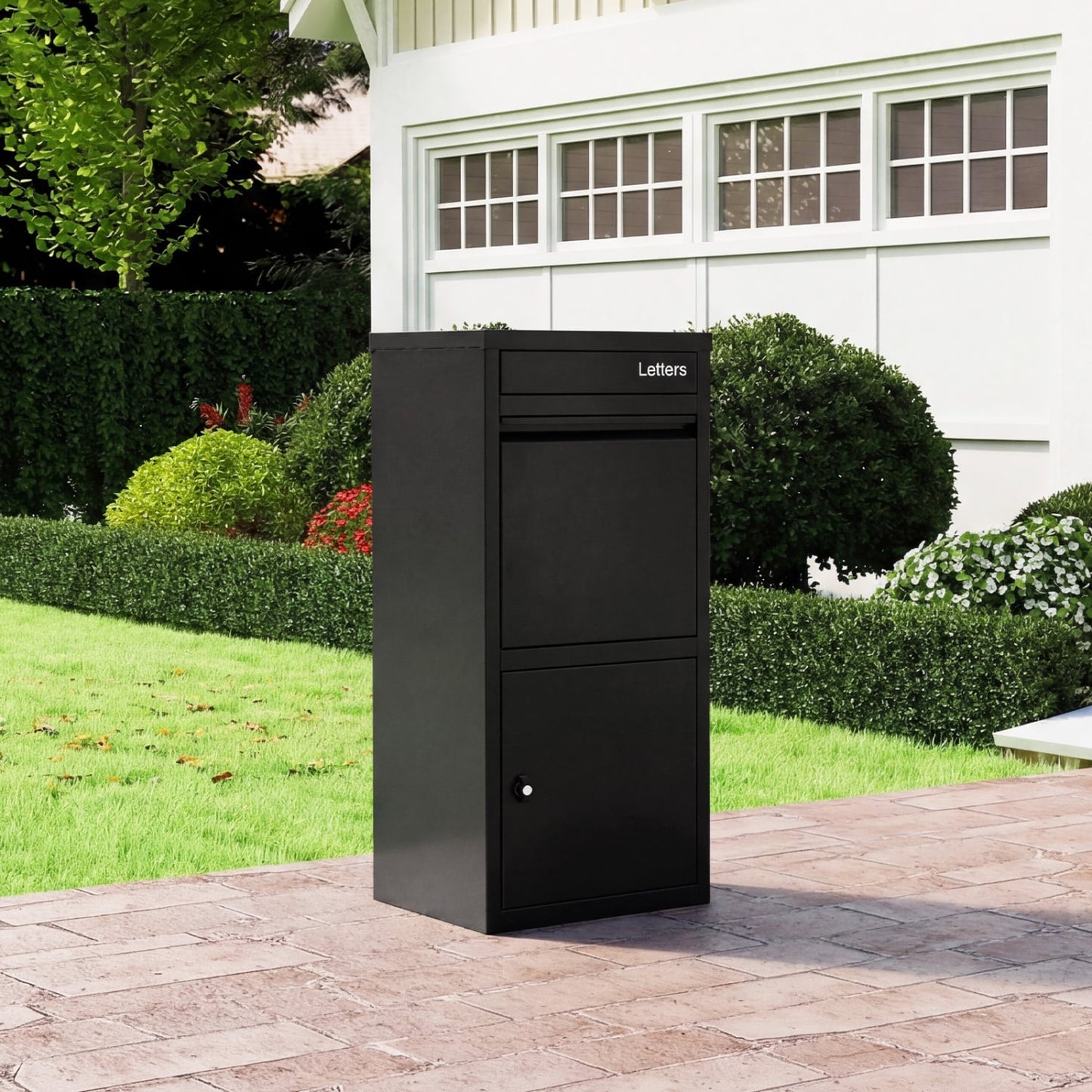 Large Galvanized Package Delivery Box, Anti-Theft Design, Black Sheds & Outdoor Storage at Gallery Canada