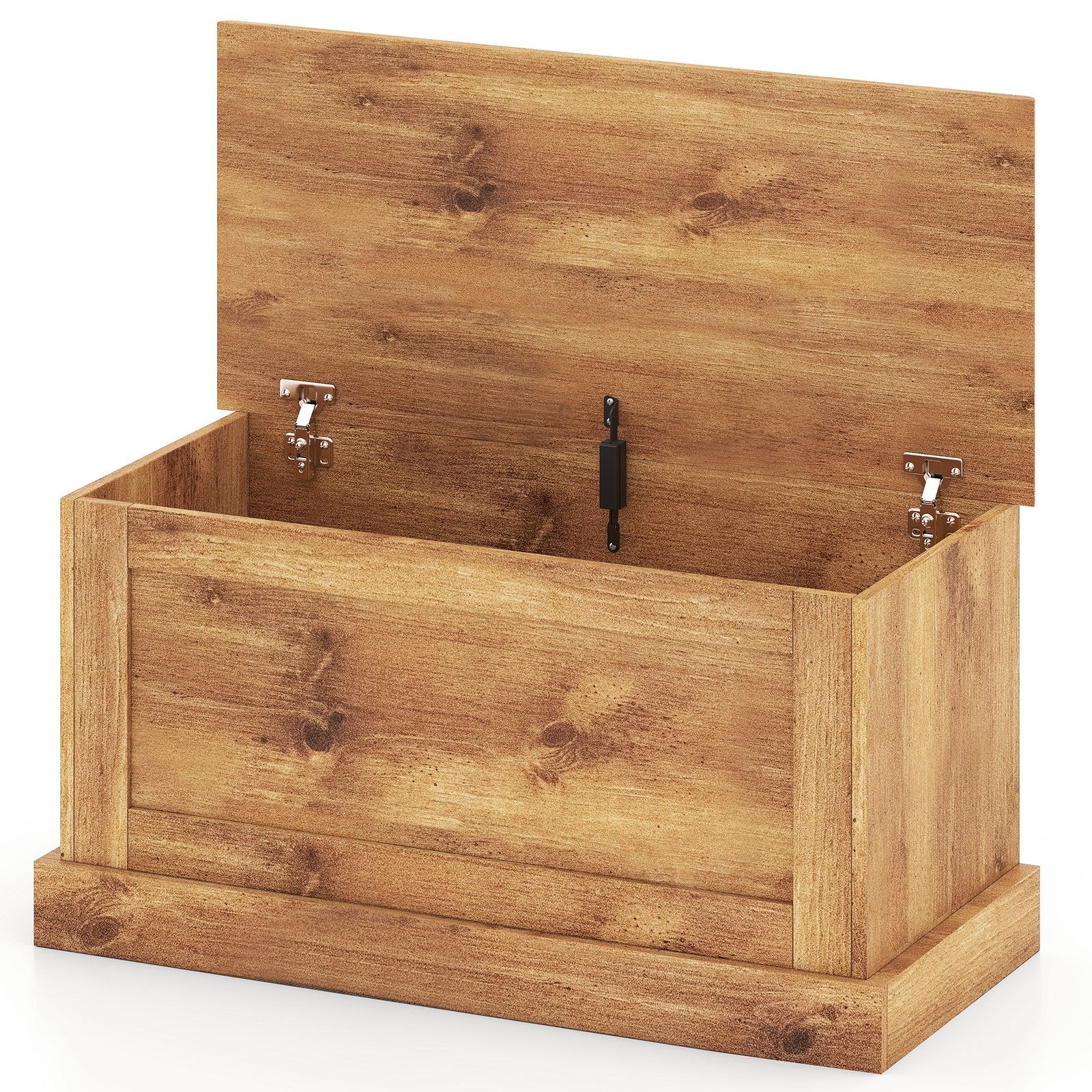 Large Storage Chest with Safety Metal Hinge, Natural Shoe Racks & Storage Benches at Gallery Canada