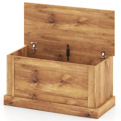 Large Storage Chest with Safety Metal Hinge, Natural Shoe Racks & Storage Benches at Gallery Canada