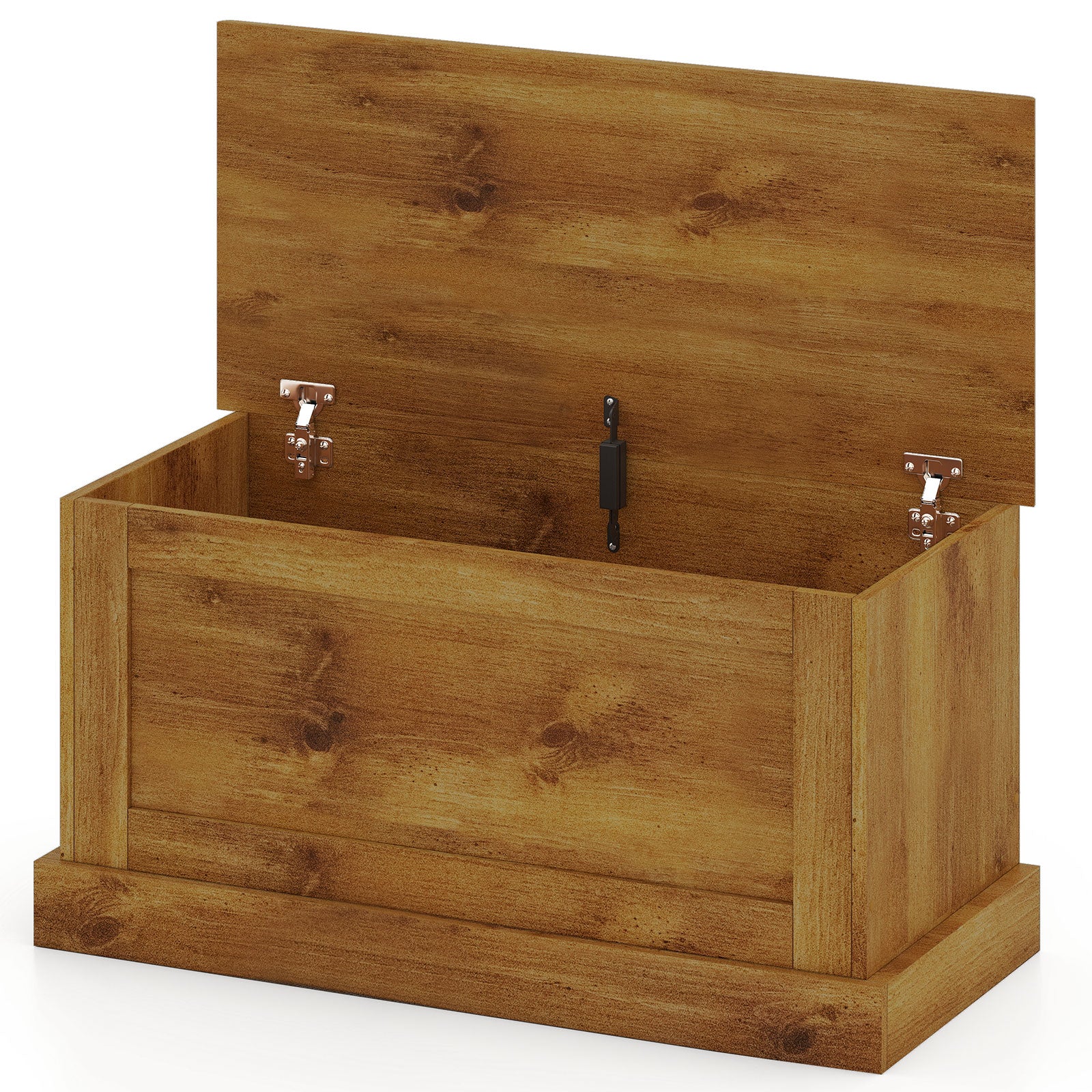 Large Storage Chest, Natural, Metal Hinge Shoe Racks & Storage Benches at Gallery Canada