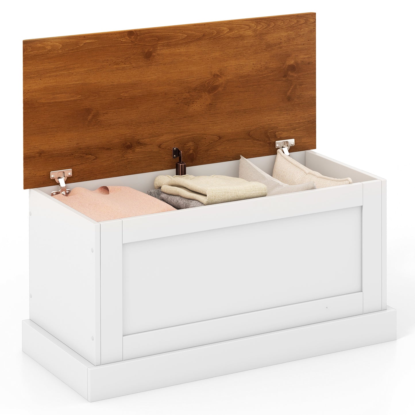 Grand coffre de rangement, Blanc