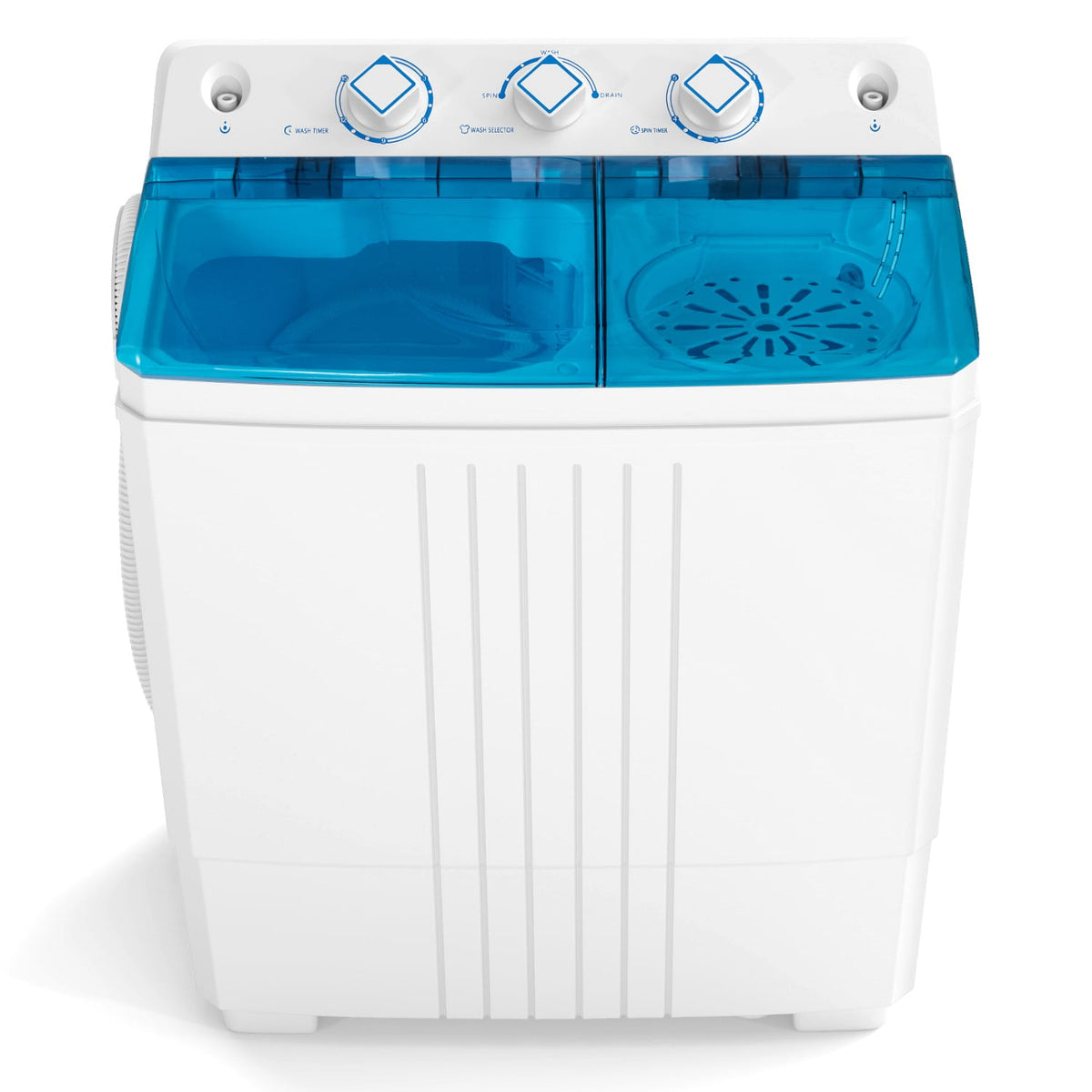 Ensemble d'entretien du linge, machine à laver, panier à linge, étendoir