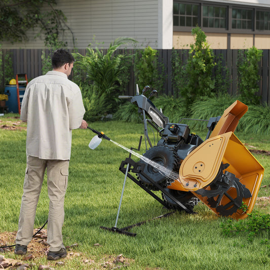 Lawn Mower Lift Jack Riding Mower Lift, Black Garden Tools Black at Gallery Canada