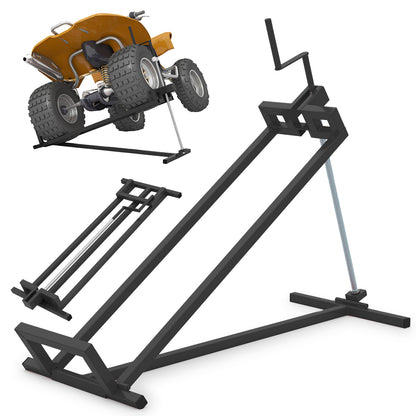 Lawn Mower Lift Jack Riding Mower Lift, Black Garden Tools Black at Gallery Canada