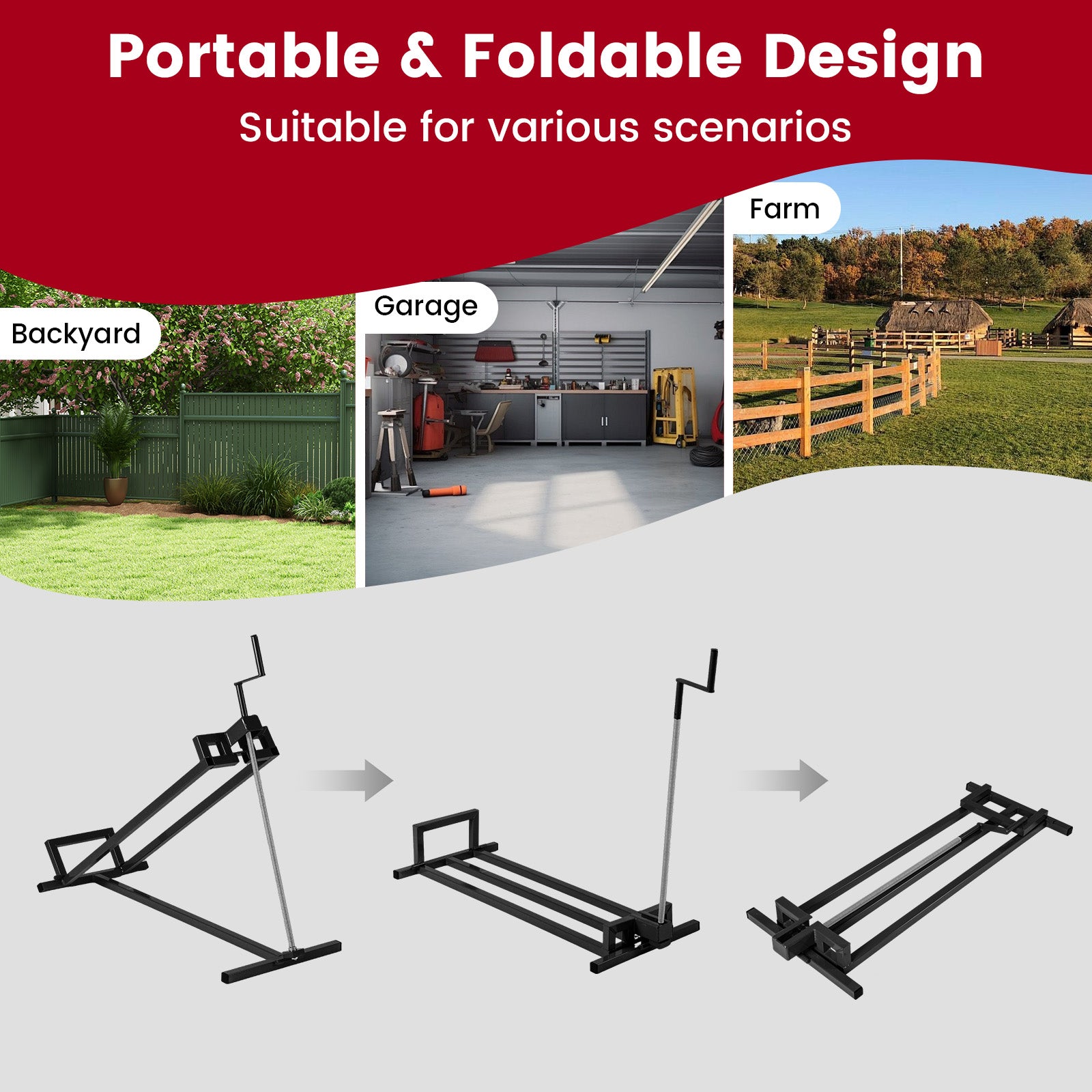 Lawn Mower Lift Jack Riding Mower Lift, Black Garden Tools at Gallery Canada