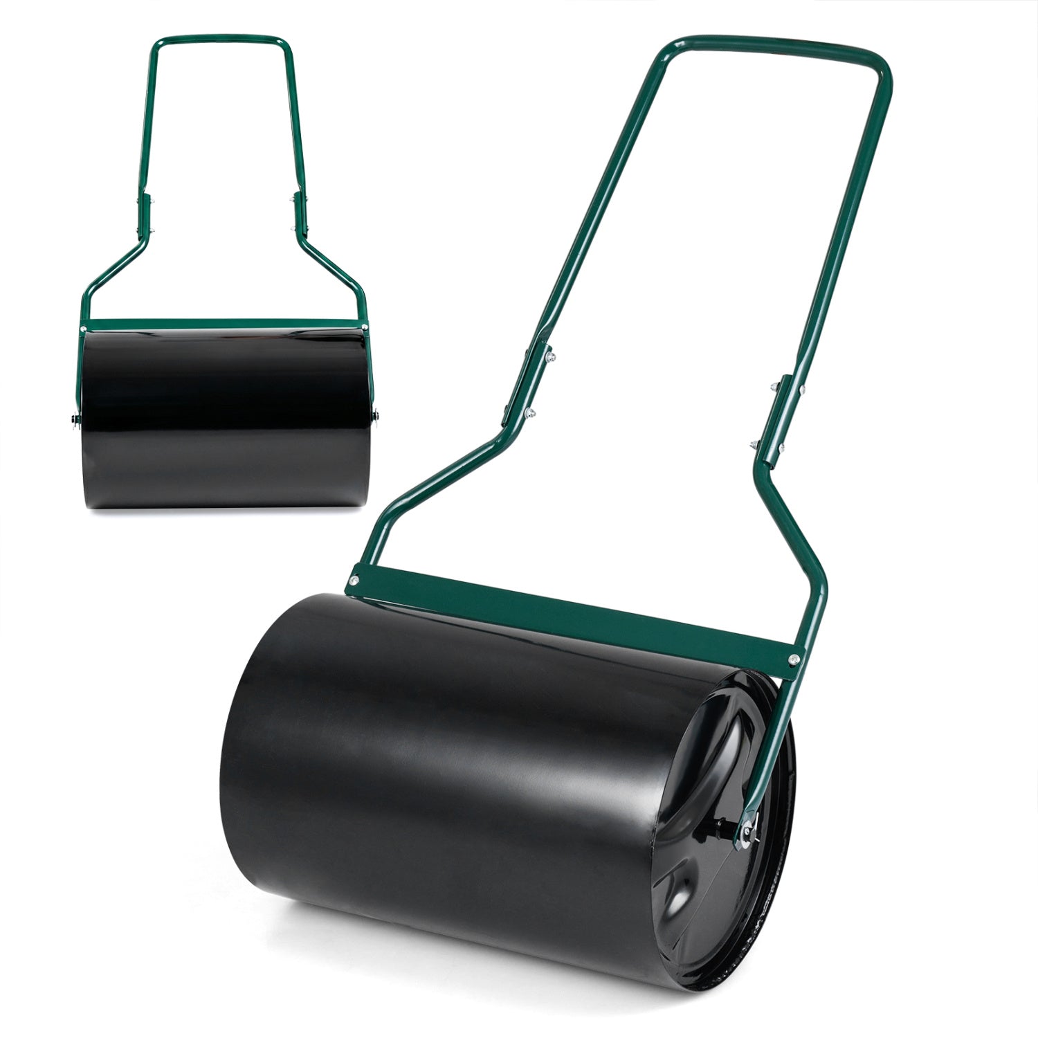 Lawn Roller 12 Gallon Water/Sand Filled Garden Drum Roller with U-shape Handle Lawn Care Tools at Gallery Canada