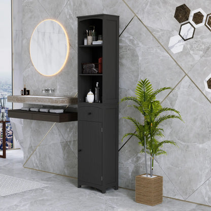 Tall Bathroom Cabinet, Shelves and Drawer Storage Organizer Bathroom Cabinets at Gallery Canada