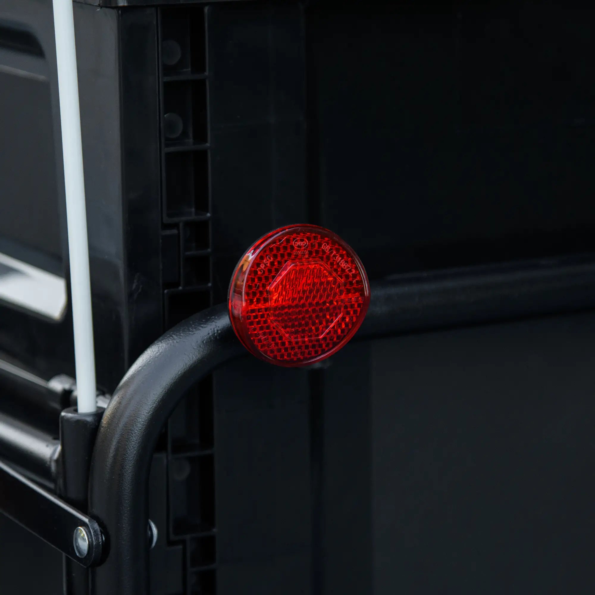 Steel Bike Trailer, Foldable Storage Box, Safe Reflectors, Max Load 88LBS, Black Bike Cargo Trailers at Gallery Canada