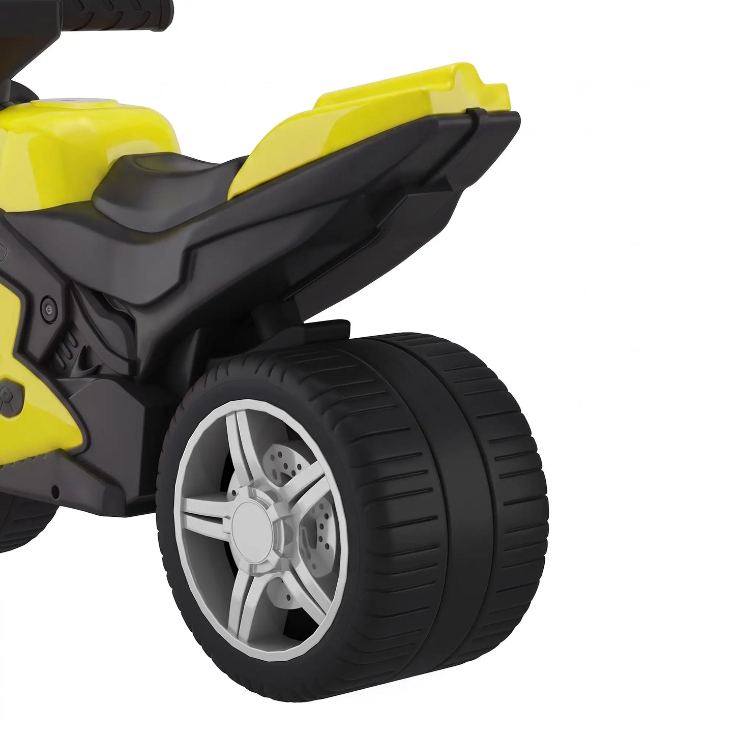 Vélo d'équilibre avec musique, pneus larges, vert