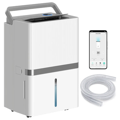 100 Pint Smart Dehumidifier, 5200 Sq Ft, WiFi, App Control