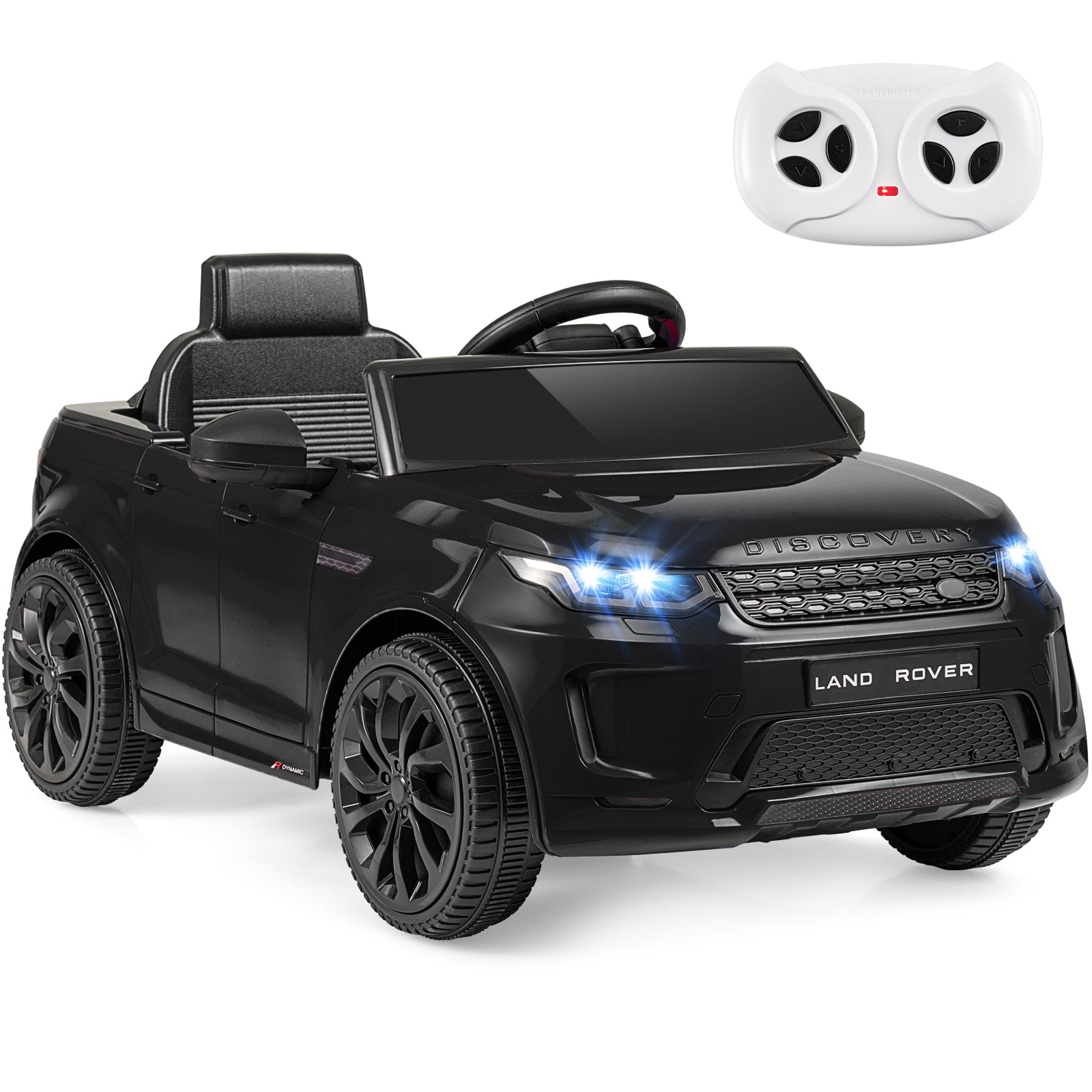 Licensed Land Rover Kids Ride on Car 12V Battery Powered Kids Electric Car, Black Powered Ride On Toys at Gallery Canada