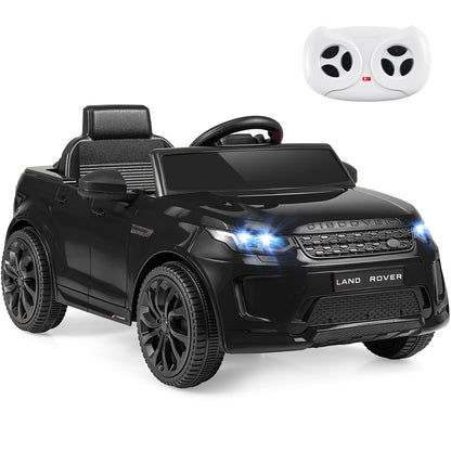 Licensed Land Rover Kids Ride on Car 12V Battery Powered Kids Electric Car, Black Powered Ride On Toys at Gallery Canada