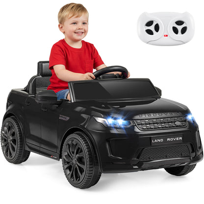Licensed Land Rover Kids Ride on Car 12V Battery Powered Kids Electric Car, Black Powered Ride On Toys at Gallery Canada