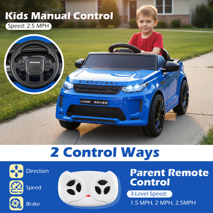 Licensed Land Rover Kids Ride on Car 12V Battery Powered Kids Electric Car, Navy Powered Ride On Toys at Gallery Canada