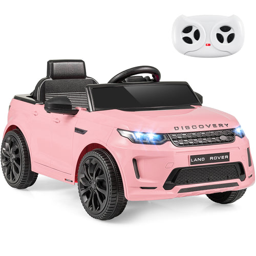 Licensed Land Rover Kids Ride on Car 12V Battery Powered Kids Electric Car, Pink