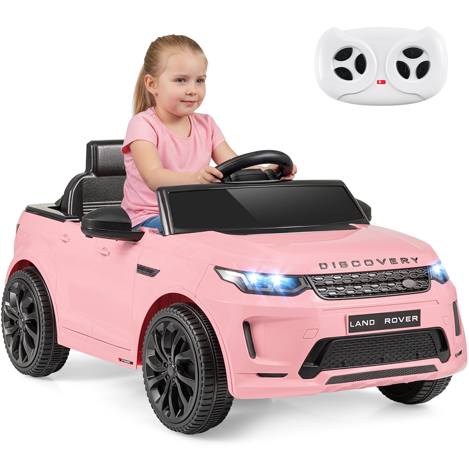 Licensed Land Rover Kids Ride on Car 12V Battery Powered Kids Electric Car, Pink Powered Ride On Toys at Gallery Canada