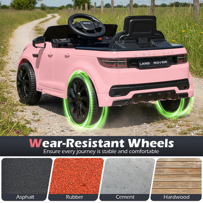 Licensed Land Rover Kids Ride on Car 12V Battery Powered Kids Electric Car, Pink Powered Ride On Toys at Gallery Canada