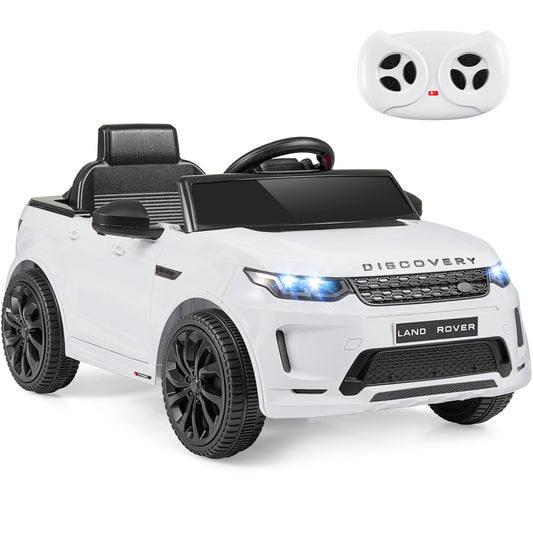 Licensed Land Rover Kids Ride on Car 12V Battery Powered Kids Electric Car, White Powered Ride On Toys White at Gallery Canada