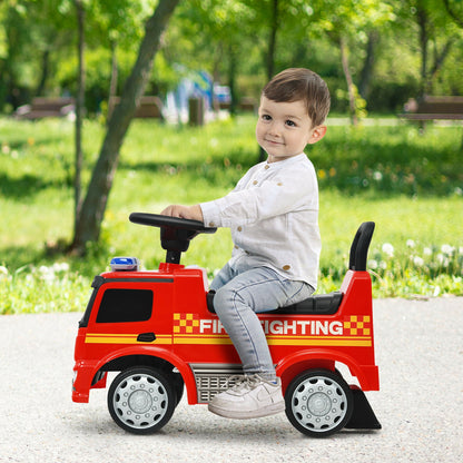 Licensed Mercedes Benz Kids Fire Engine Racer, Red Push & Pedal Ride On Toys at Gallery Canada