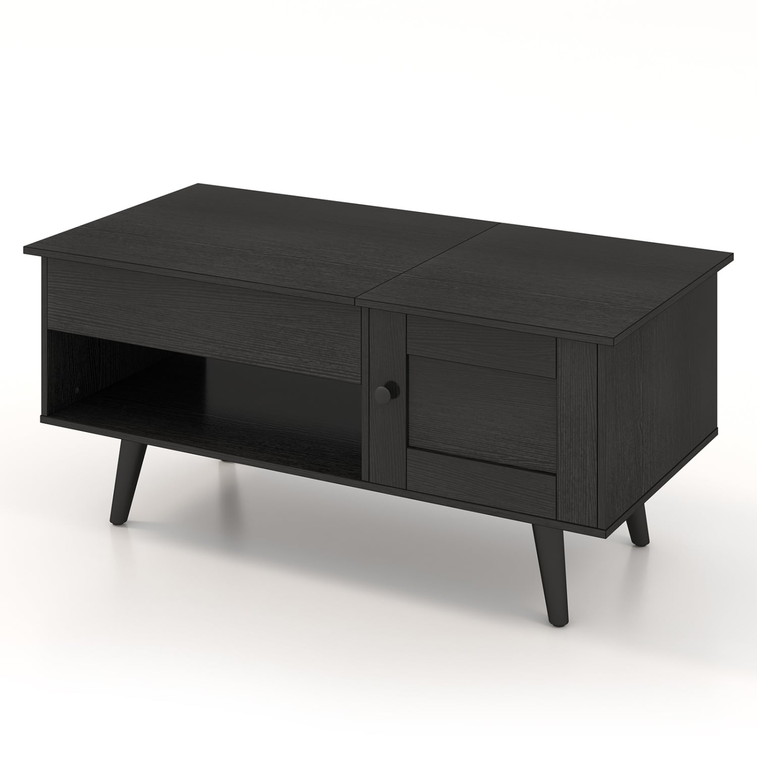 Lift Top Coffee Table With Storage, Hidden Compartment, Black Coffee Tables at Gallery Canada