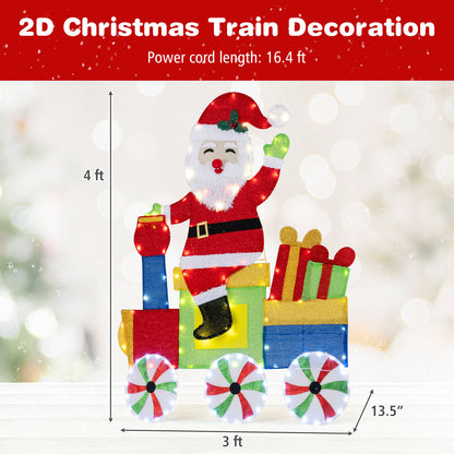 LED Santa On Train Christmas Decoration, Multicolor Christmas Decor & Accessories at Gallery Canada
