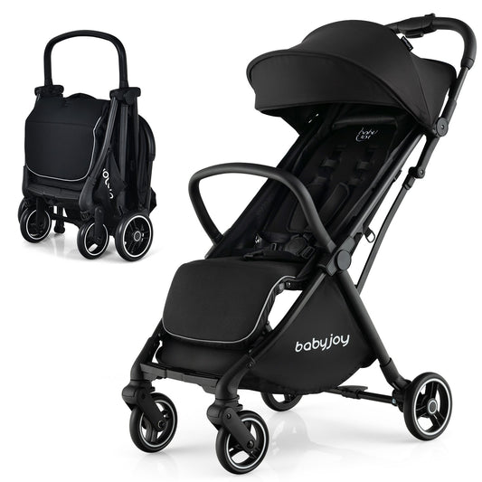 Lightweight Baby Stroller |Compact Travel Stroller for Airplane Fits Airplane Cabin & Overhead, Black Baby Strollers Black at Gallery Canada
