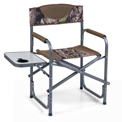 Lightweight Folding Camping Chair With Side Table, Camouflage Camping Furniture Camouflage at Gallery Canada