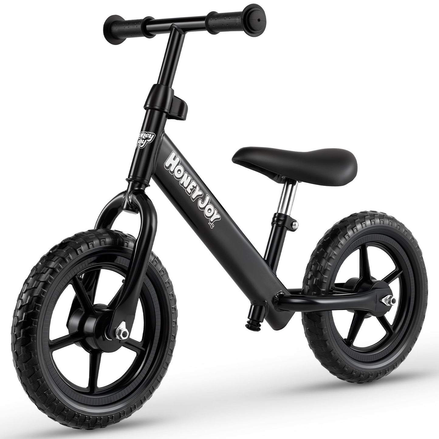 Lightweight Toddler Balance Bike No Pedal Training Bicycle, Black Kids Bike Black at Gallery Canada