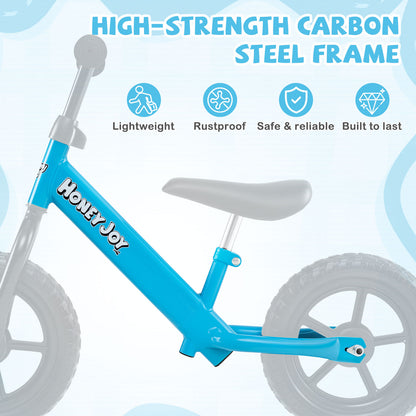 Lightweight Toddler Balance Bike No Pedal Training Bicycle, Blue Kids Bike at Gallery Canada